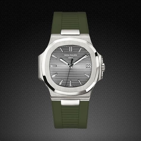 patek philippe nautilus bracelet caoutchouc
